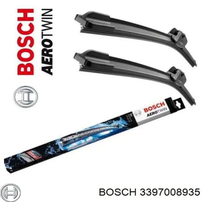 Щітка-двірник лобового скла, пасажирська Bosch 3397008935 ціна, від 10.88 USD
