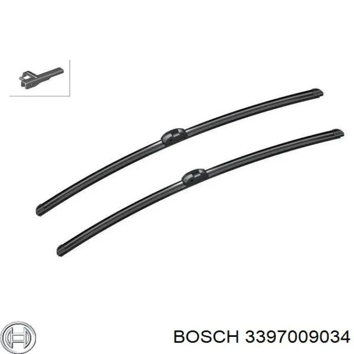 Щітка-двірник лобового скла, комплект з 2-х шт. 3397009034 Bosch