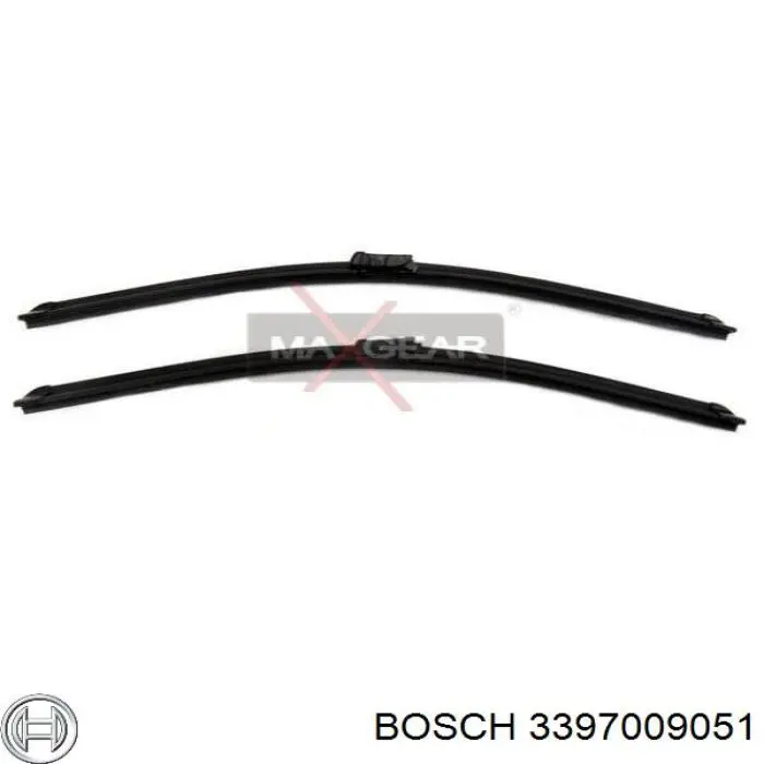 Щітка-двірник лобового скла, комплект з 2-х шт. Bosch 3397009051 ціна, від 21.45 USD