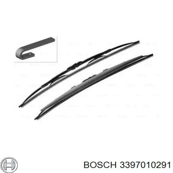 Купити 3397010291 Bosch Щітка-двірник лобового скла, водійська