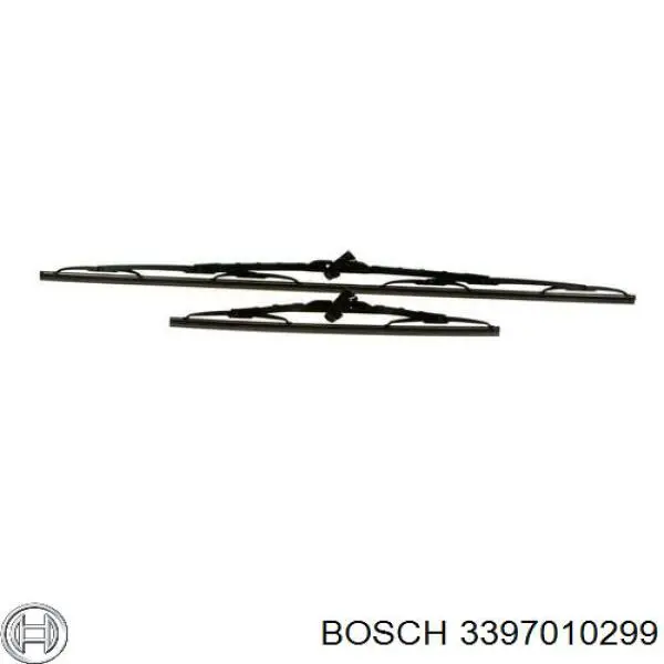 3397010299 Bosch щітка-двірник лобового скла, водійська