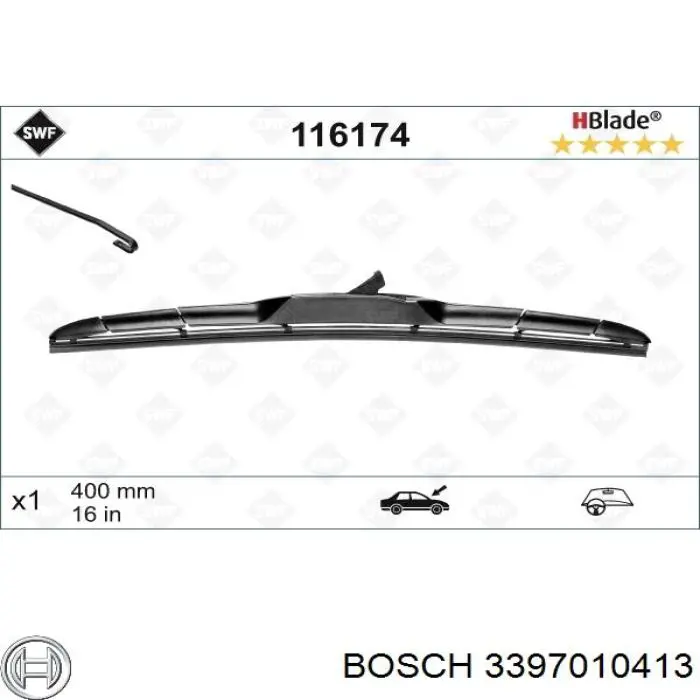 3397010413 Bosch Щітка двірника ліва