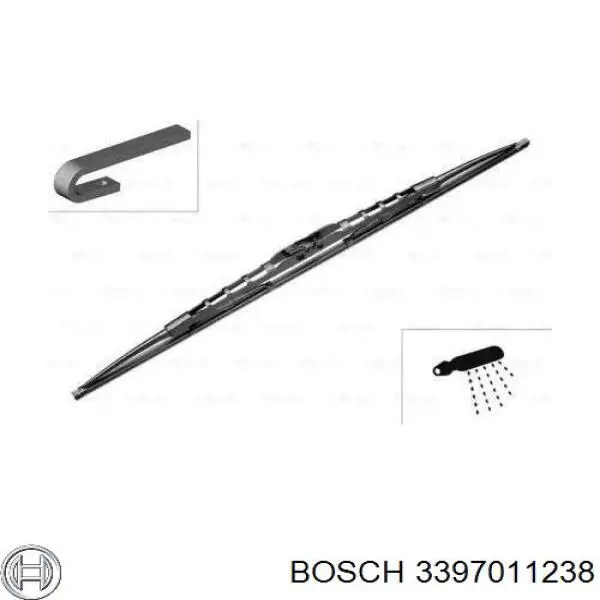 Щітка-двірник лобового скла, водійська ARM28HB Armer