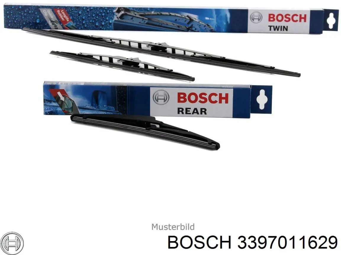 Купити 3397011629 Bosch Щітка задня