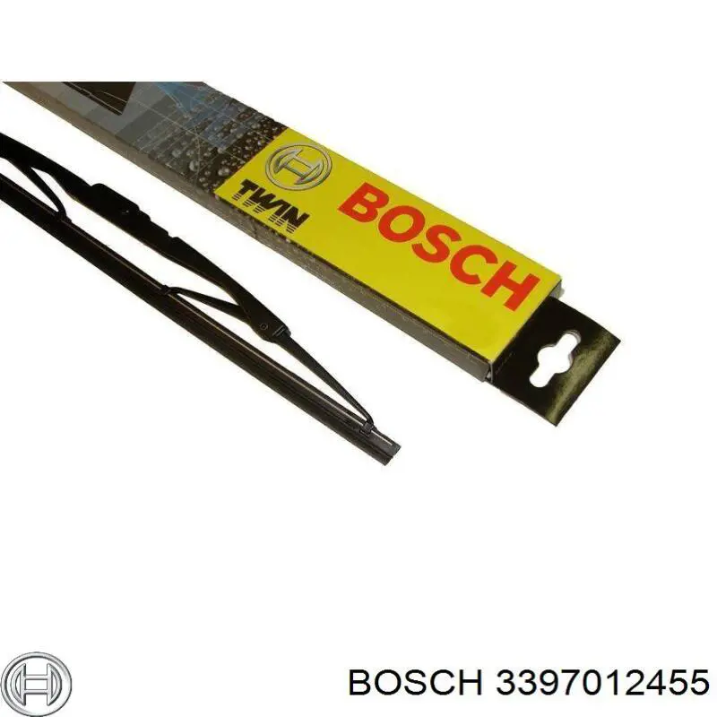 Щітка-двірник лобового скла, комплект з 2-х шт. Bosch 3397012455 ціна, від 12.45 USD
