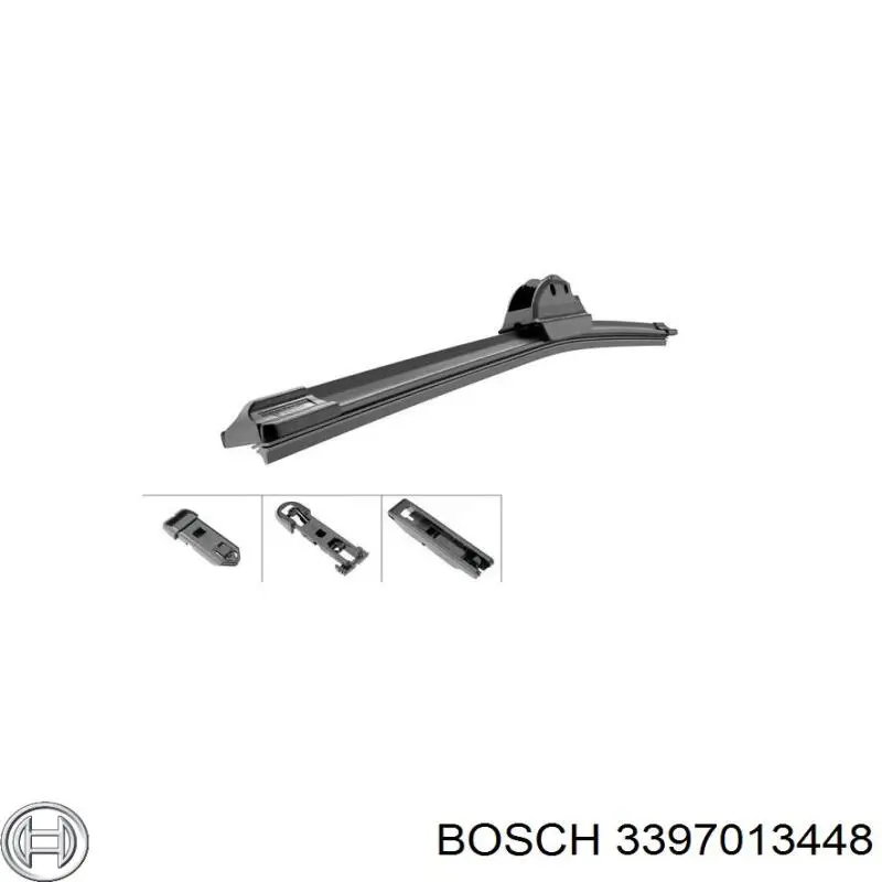 3397013448 Bosch щітка-двірник лобового скла, пасажирська