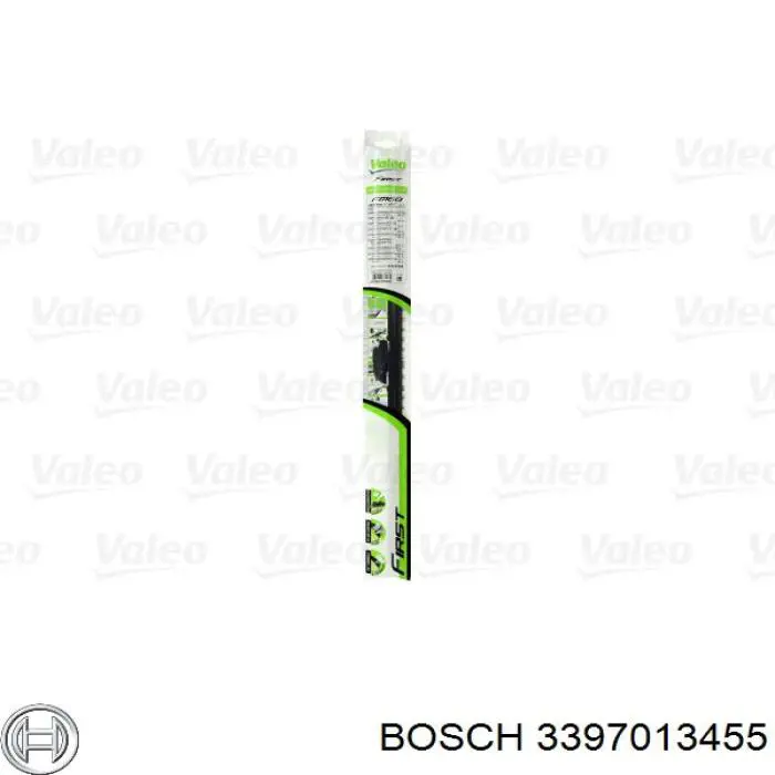 3397013455 Bosch щітка-двірник лобового скла, водійська