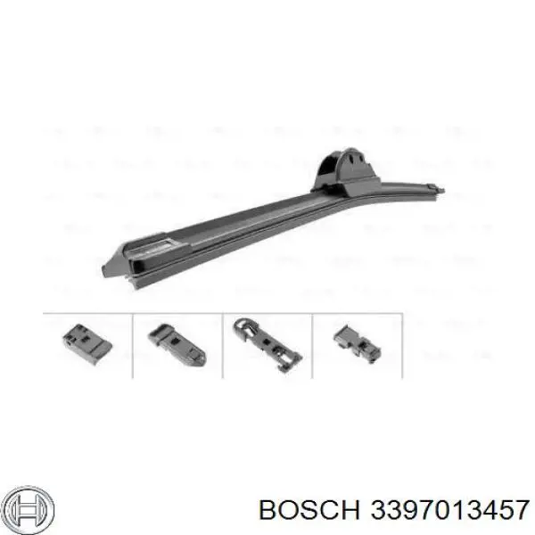 Щітка склоочисника лобового скла, водійська Bosch 3397013457