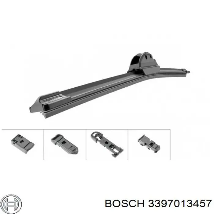 3397013457 Bosch щітка-двірник лобового скла, водійська