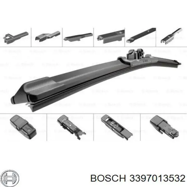 3397013532 Bosch Щітка двірника ліва