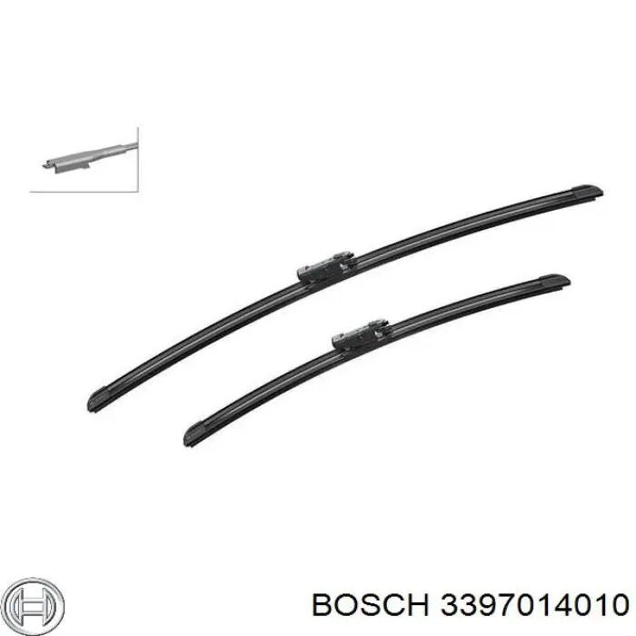 3397014010 Bosch щітка-двірник лобового скла, комплект з 2-х шт.