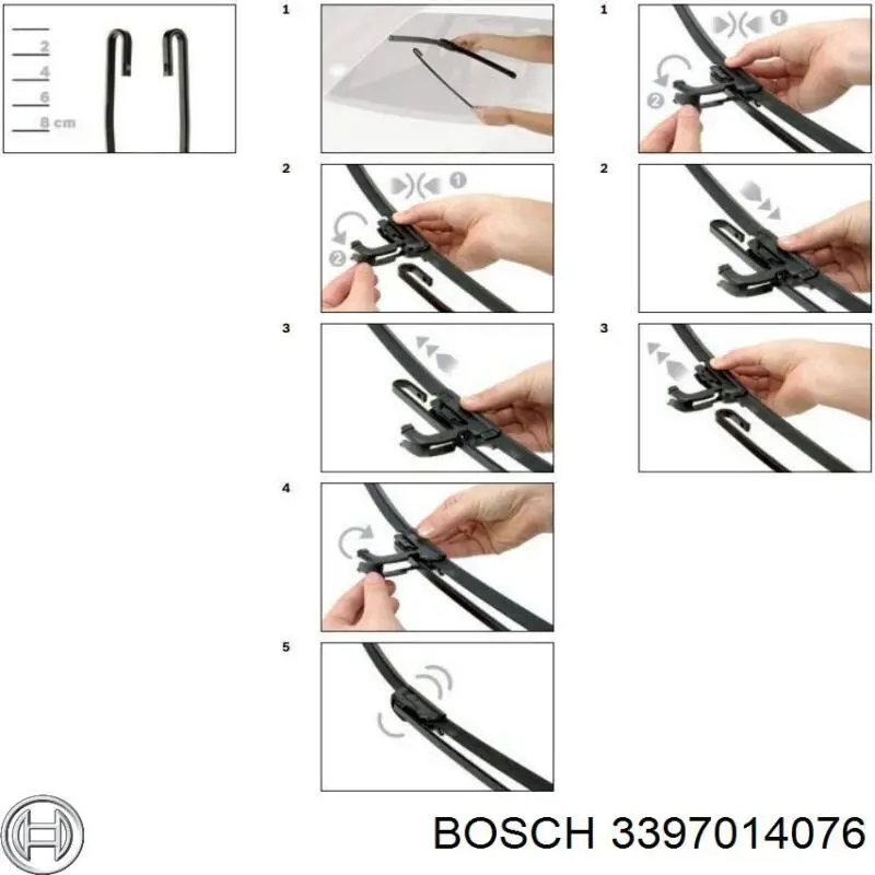 Купити 3397014076 Bosch Безконтактні двірники