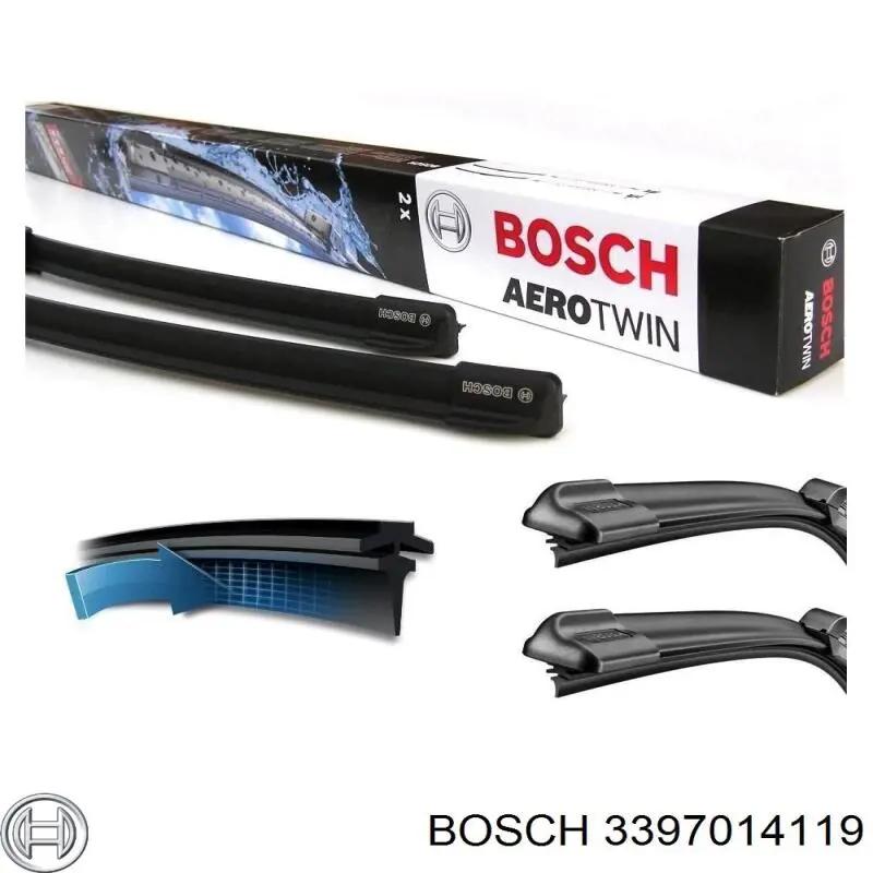 Щітка-двірник лобового скла, водійська 3397014119 Bosch