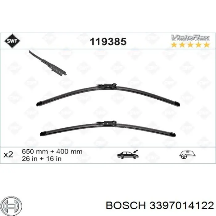 Купити 3397014122 Bosch Безконтактні двірники