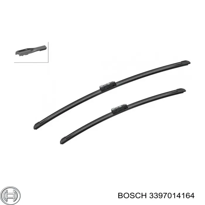Щітки склоочисника 3397014164 Bosch