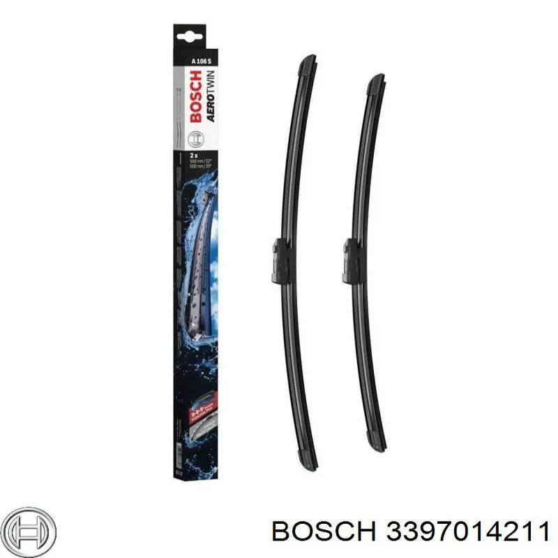 3397014211 Bosch щітка-двірник лобового скла, комплект з 2-х шт.