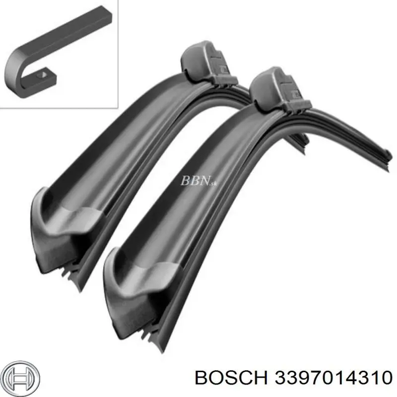 3397014310 Bosch щітка-двірник лобового скла, комплект з 2-х шт.