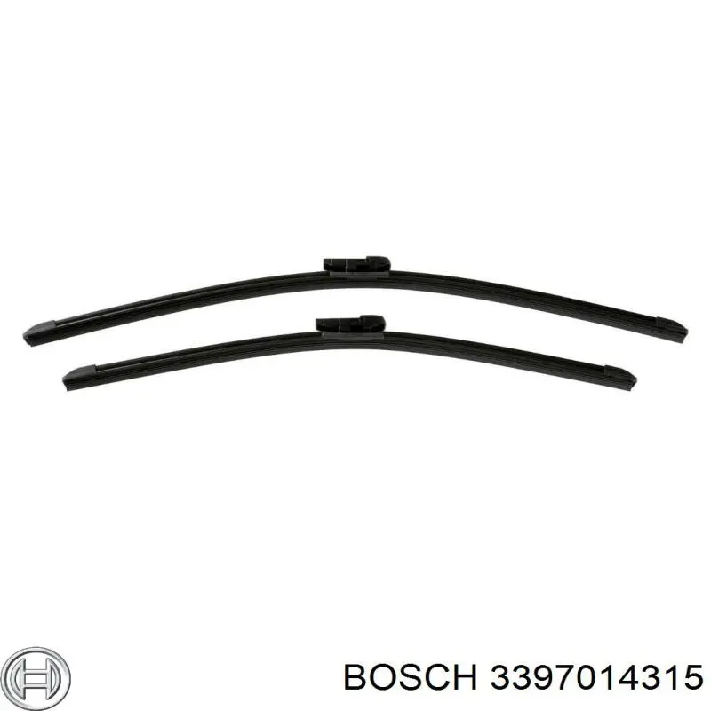 3397014315 Bosch щітка-двірник лобового скла, комплект з 2-х шт.