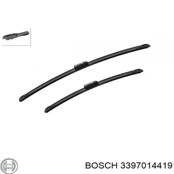 Щітка-двірник лобового скла, комплект з 2-х шт. Bosch 3397014419 ціна, від 24.52 USD