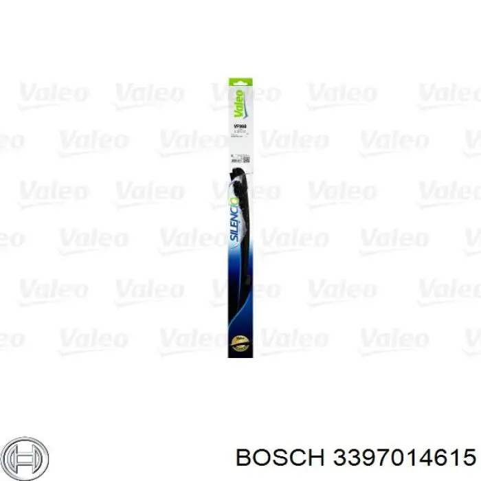 Щітка склоочисника лобового скла, водійська Bosch 3397014615
