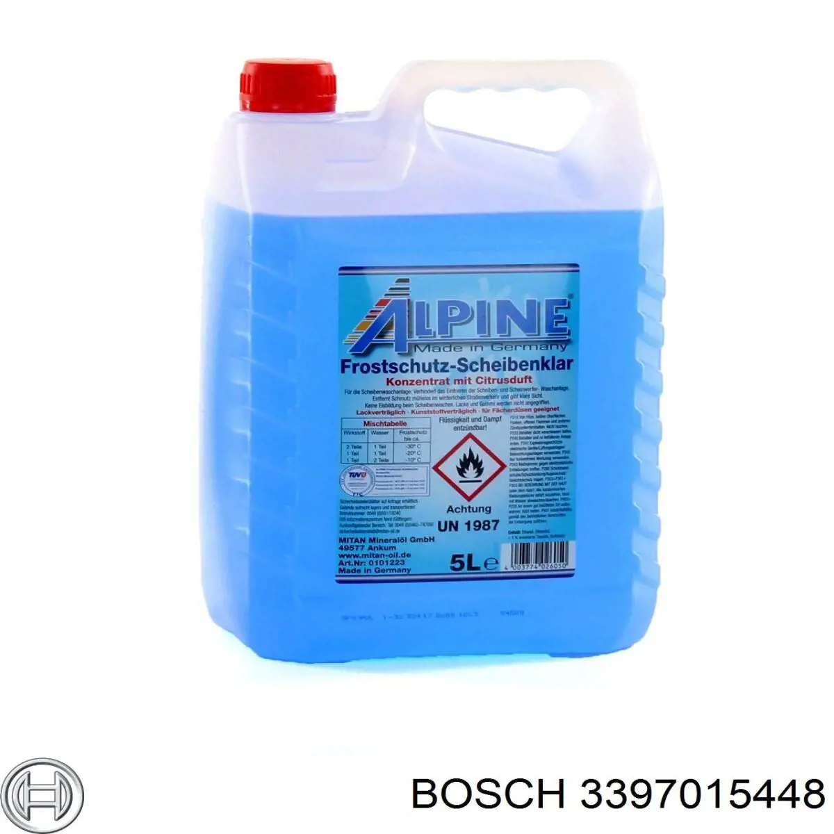 3397015448 Bosch Щітка склоочисника задня