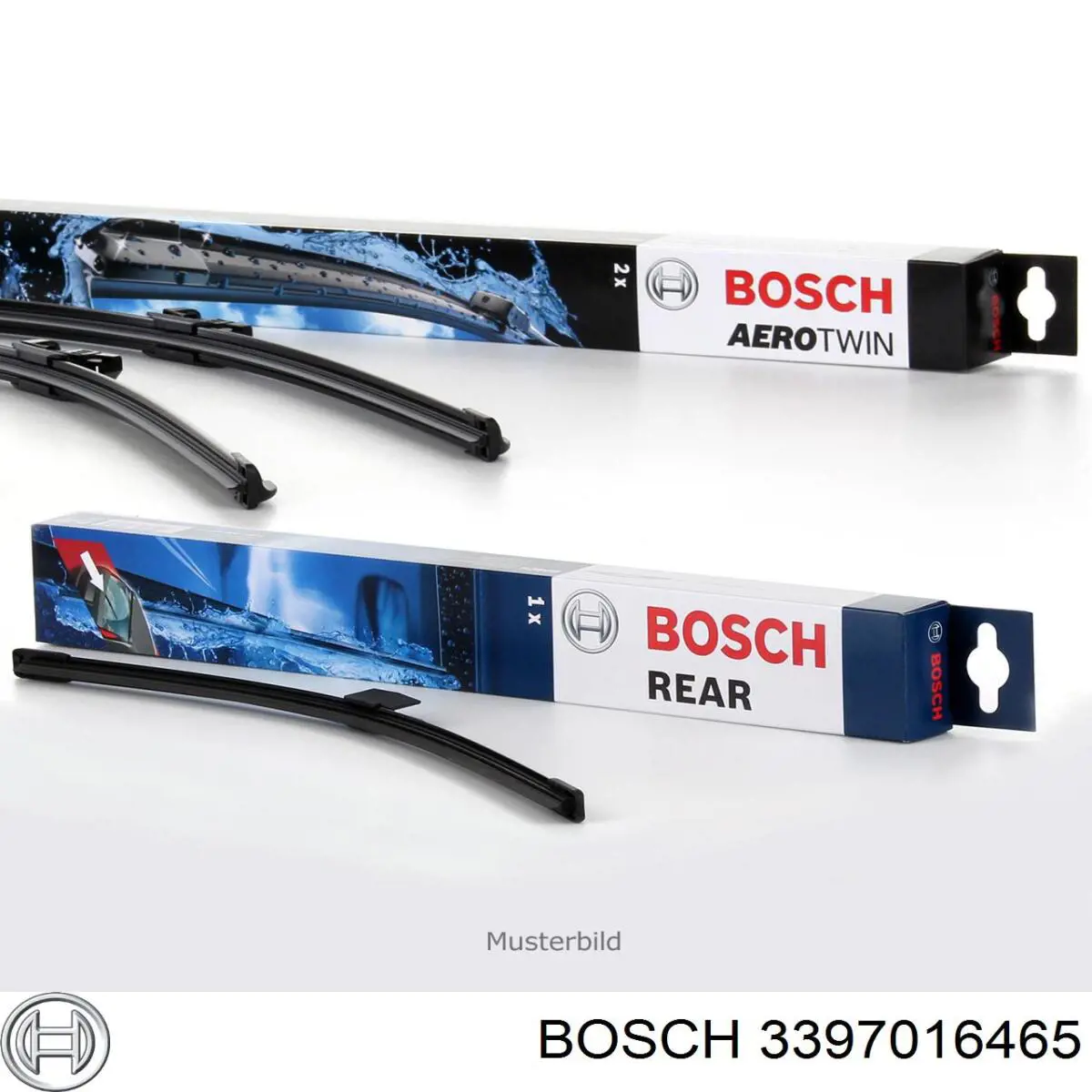 3397016465 Bosch Щітка склоочисника задня