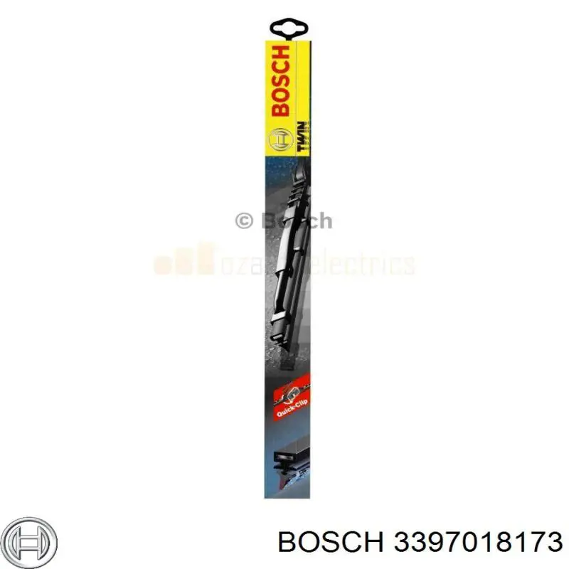 3397018173 Bosch щітка-двірник лобового скла, водійська