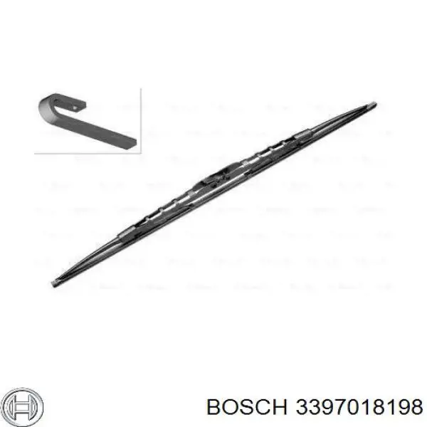 Щітка-двірник лобового скла, водійська 3397018198 Bosch