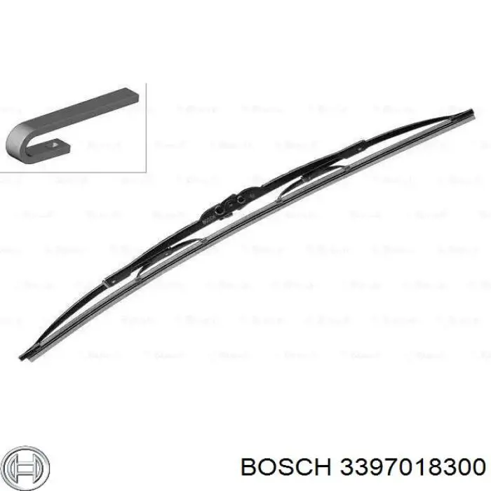 3397018300 Bosch щітка-двірник лобового скла, водійська
