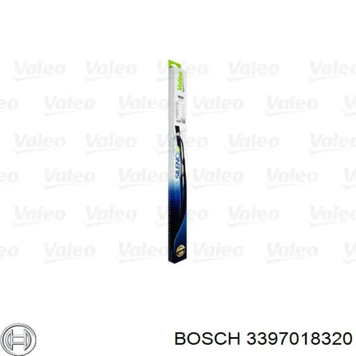 Щітка-двірник лобового скла, водійська 3397018320 Bosch