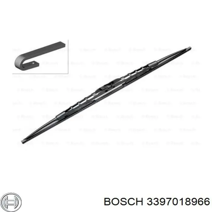 3397018966 Bosch щітка-двірник лобового скла, водійська