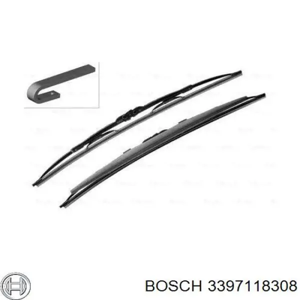Щітки склоочисника 308 Bosch
