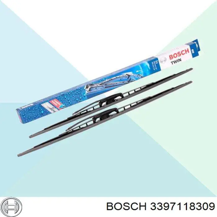 3397118309 Bosch щітка-двірник лобового скла, комплект з 2-х шт.