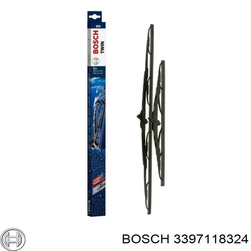 Щітка-двірник лобового скла, пасажирська 3397118324 Bosch