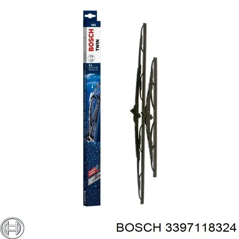 3397118324 Bosch щітка-двірник лобового скла, пасажирська