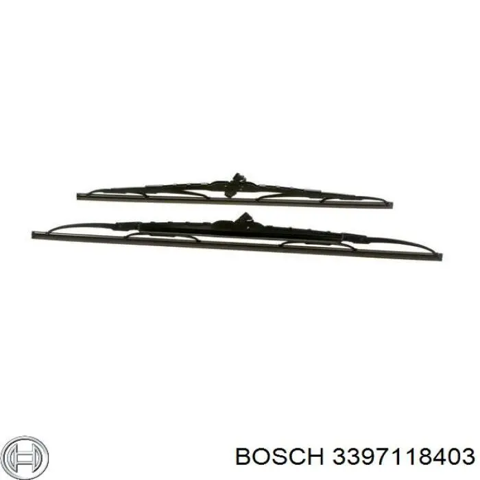 Щітка-двірник лобового скла, комплект з 2-х шт. Bosch 3397118403 ціна, від 11.57 USD