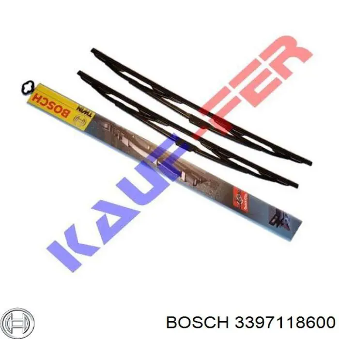 3397118600 Bosch Склоочисники лобового скла