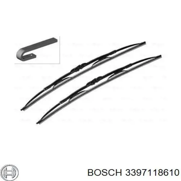Щітки склоочисника 3397118610 Bosch