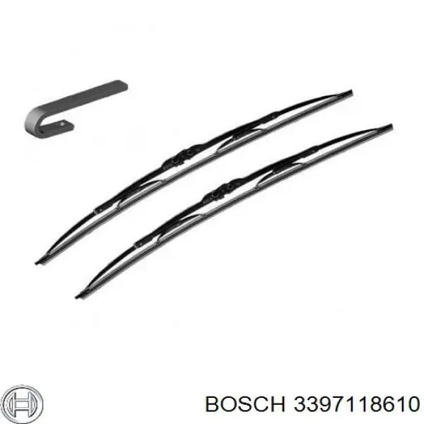 3397118610 Bosch щітка-двірник лобового скла, комплект з 2-х шт.
