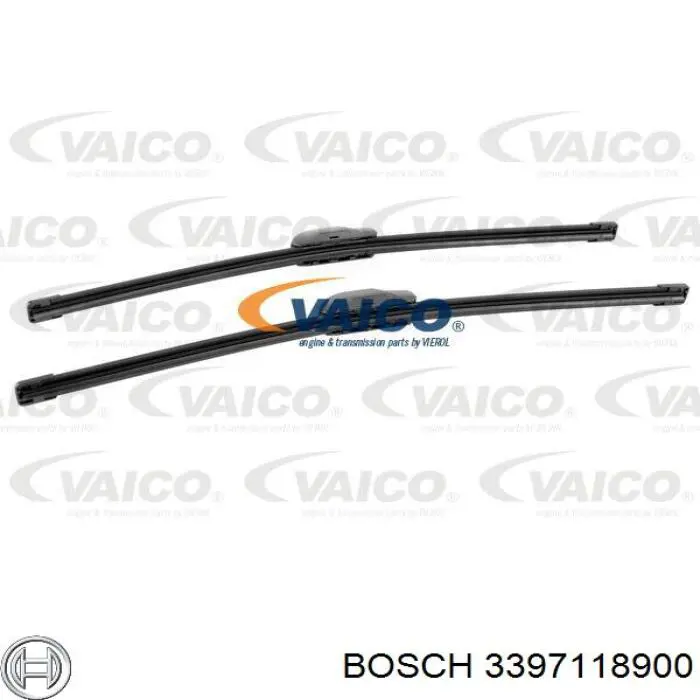 3397118900 Bosch щітка-двірник лобового скла, комплект з 2-х шт.