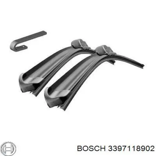 3397118902 Bosch щітка-двірник лобового скла, комплект з 2-х шт.