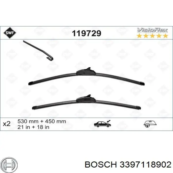 Купити 3397118902 Bosch Безконтактні двірники