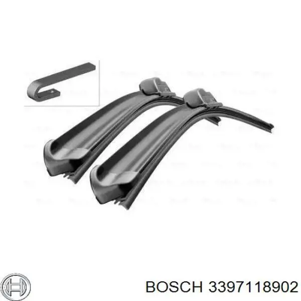Щітки склоочисника 3397118902 Bosch
