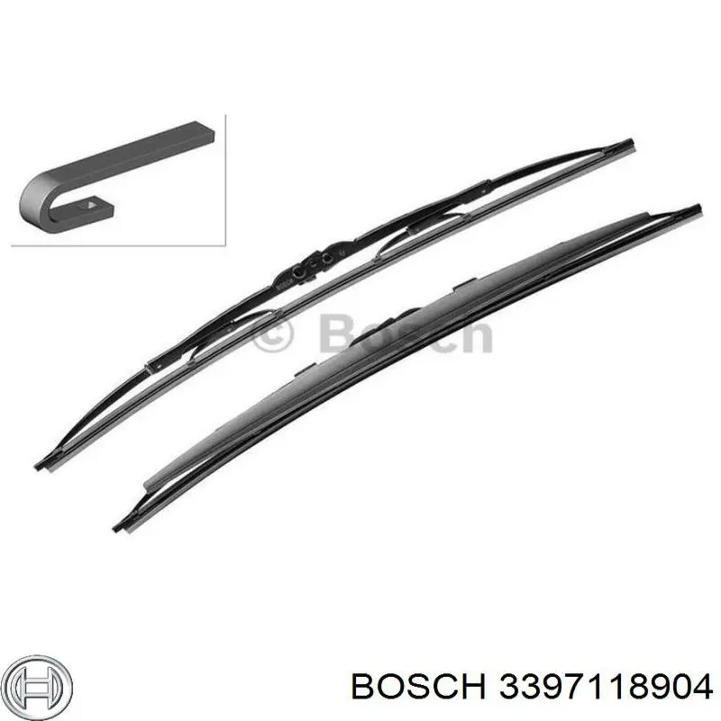 Щітки склоочисника 3397118904 Bosch