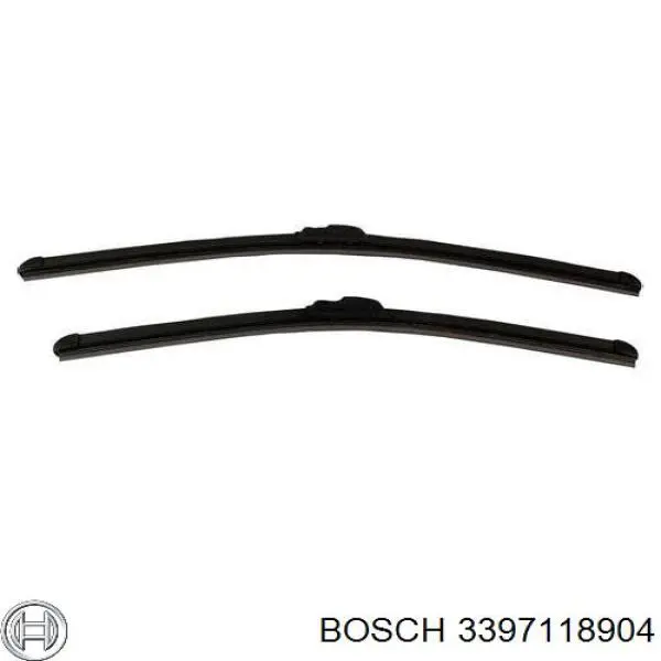 3397118904 Bosch щітка-двірник лобового скла, комплект з 2-х шт.
