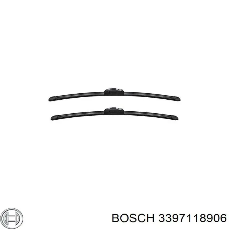 Щітка-двірник лобового скла, комплект з 2-х шт. Bosch 3397118906 ціна, від 23.82 USD