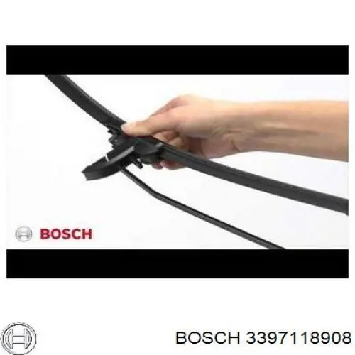 Щітка-двірник лобового скла, комплект з 2-х шт. Bosch 3397118908 ціна, від 25.58 USD