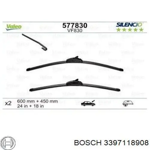 Купити 3397118908 Bosch Безконтактні двірники