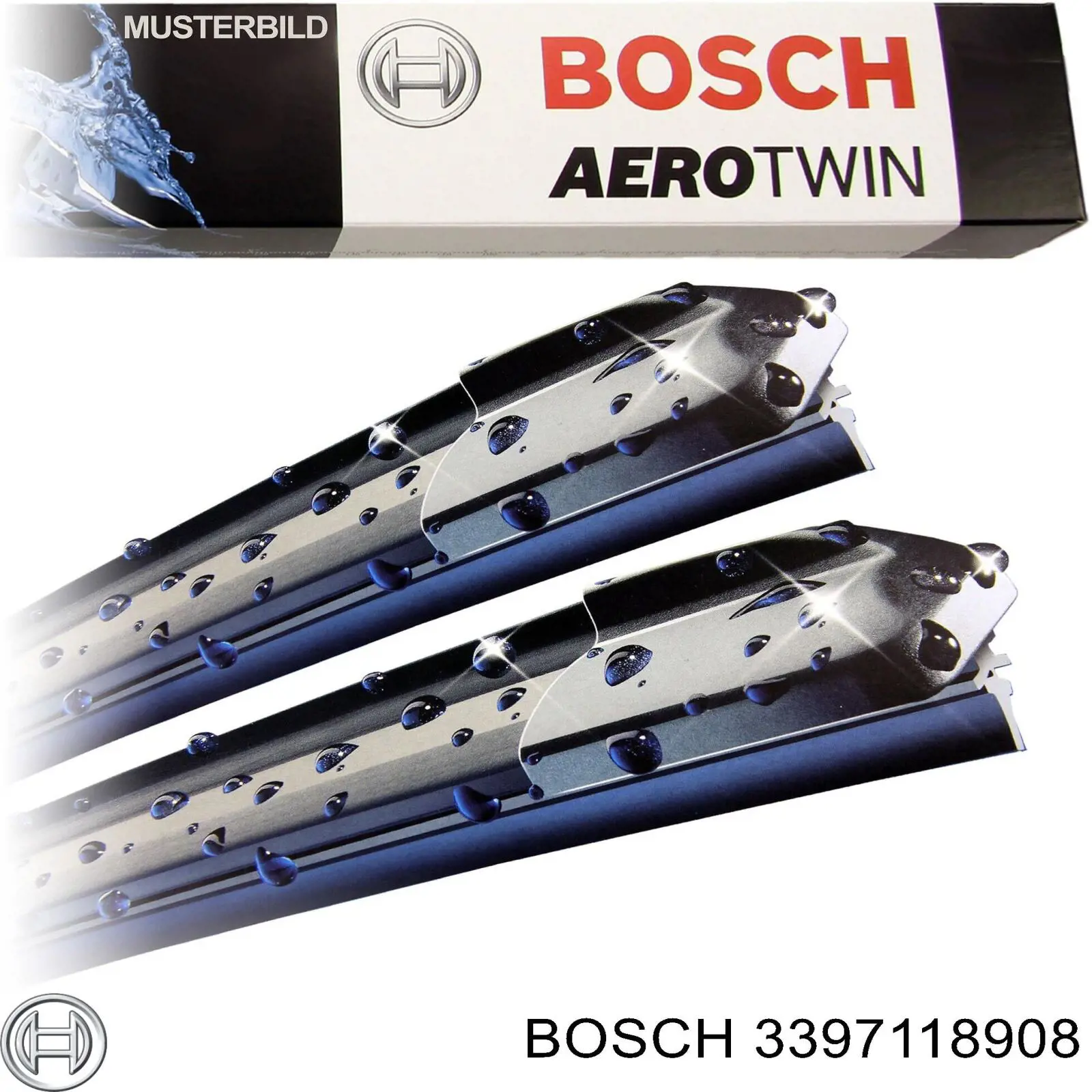 Щітки склоочисника 3397118908 Bosch