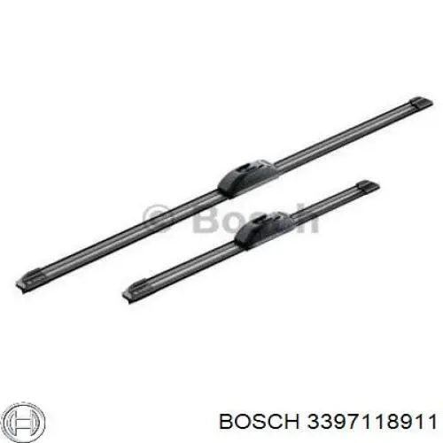 Щітка-двірник лобового скла, комплект з 2-х шт. Bosch 3397118911 ціна, від 25.37 USD